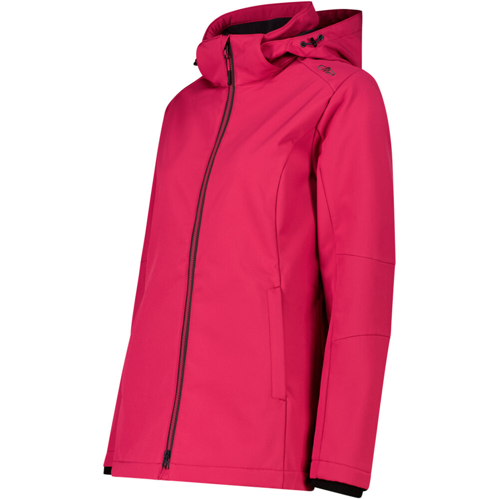 Cmp chaqueta softshell mujer WOMAN JACKET ZIP HOOD vista detalle