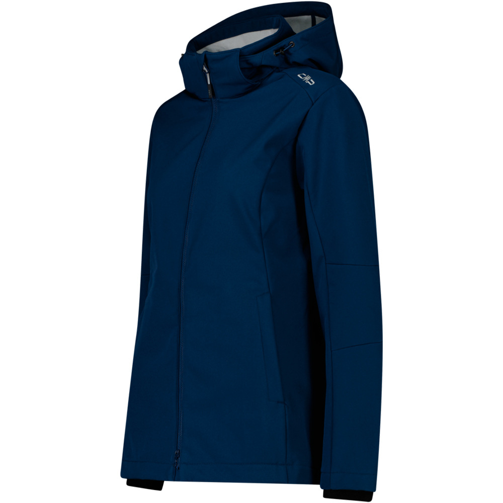 Cmp chaqueta softshell mujer WOMAN JACKET ZIP HOOD vista detalle