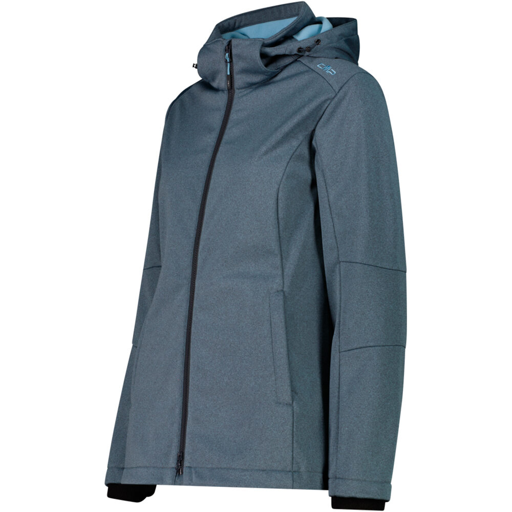 Cmp chaqueta softshell mujer WOMAN JACKET ZIP HOOD vista detalle