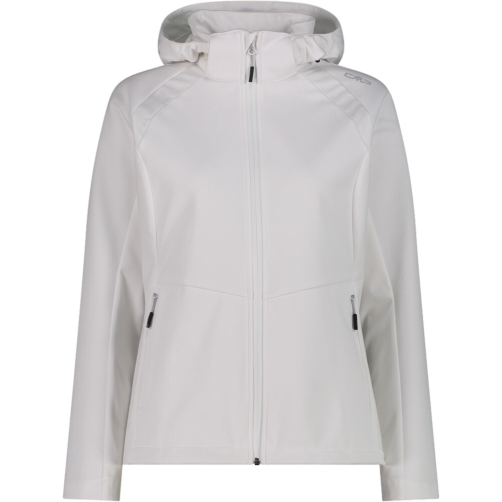 Cmp chaqueta softshell mujer WOMAN JACKET ZIP HOOD vista frontal