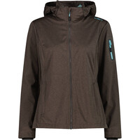 Cmp chaqueta softshell mujer WOMAN JACKET ZIP HOOD vista frontal