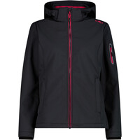 Cmp chaqueta softshell mujer WOMAN JACKET ZIP HOOD vista frontal