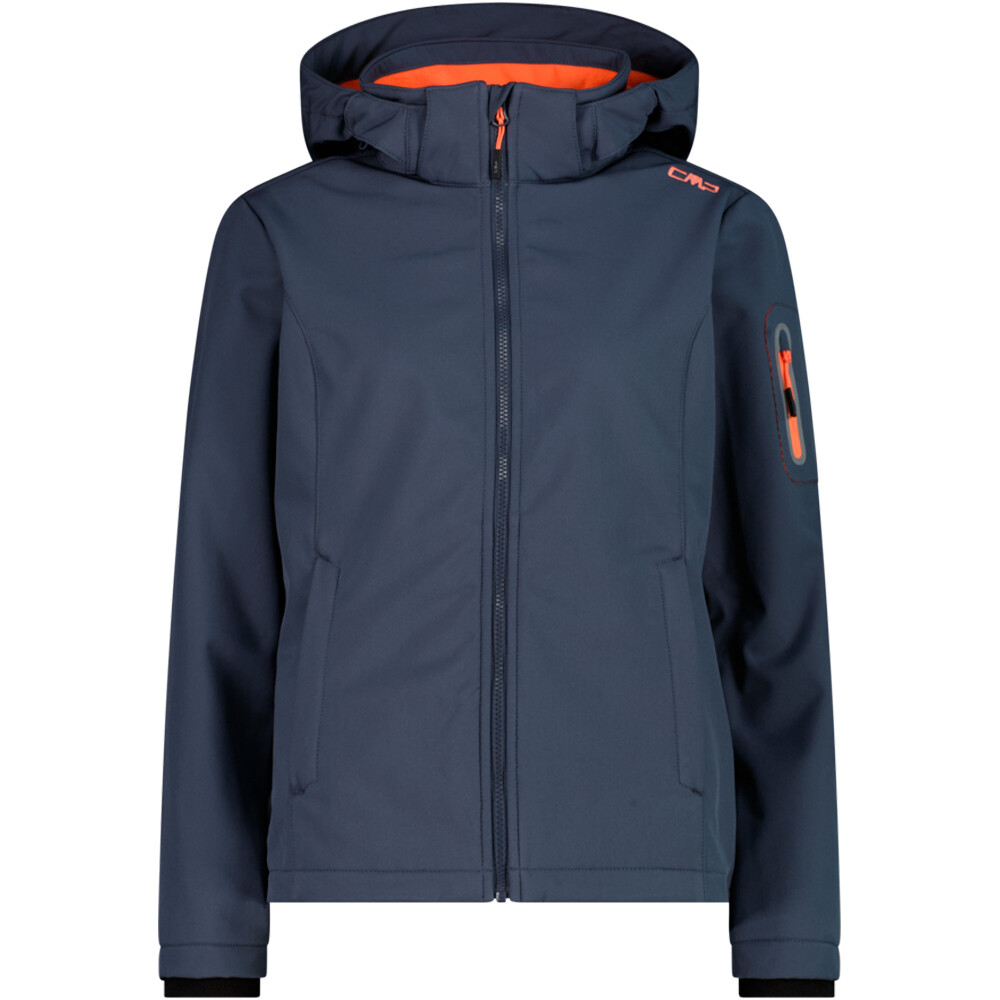 Cmp chaqueta softshell mujer WOMAN JACKET ZIP HOOD vista frontal