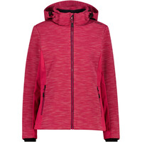 Cmp chaqueta softshell mujer WOMAN JACKET ZIP HOOD vista frontal