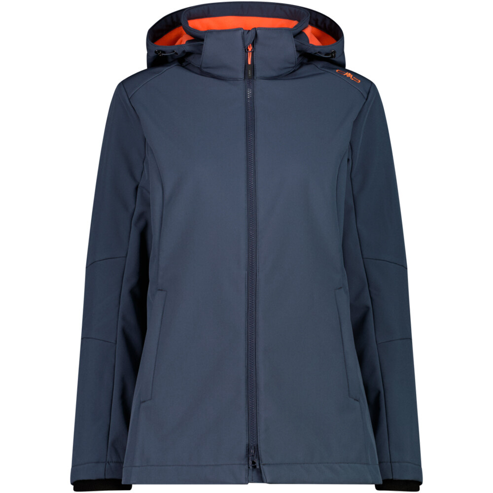 Cmp chaqueta softshell mujer WOMAN JACKET ZIP HOOD vista frontal