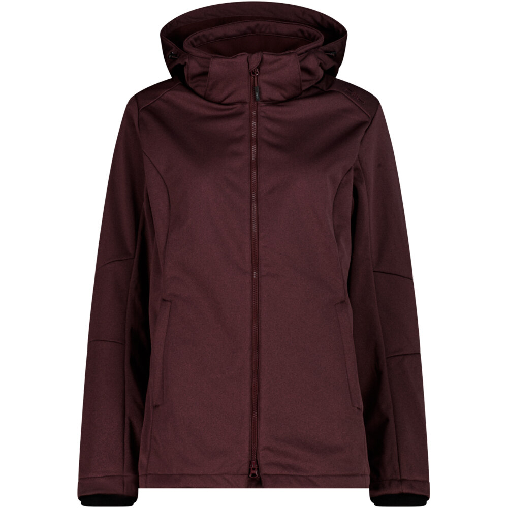 Cmp chaqueta softshell mujer WOMAN JACKET ZIP HOOD vista frontal