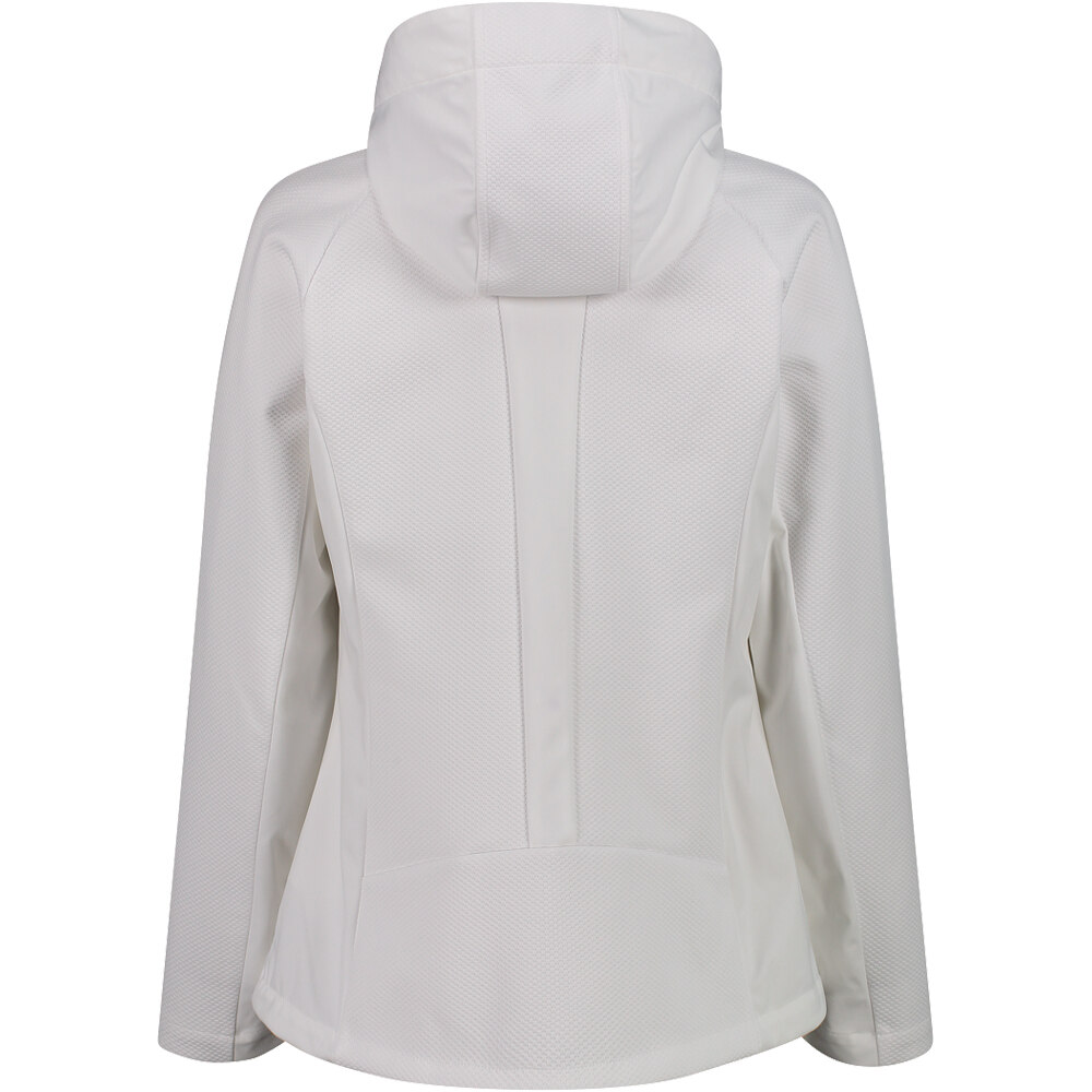 Cmp chaqueta softshell mujer WOMAN JACKET ZIP HOOD vista trasera