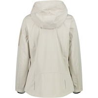 Cmp chaqueta softshell mujer WOMAN JACKET ZIP HOOD vista trasera