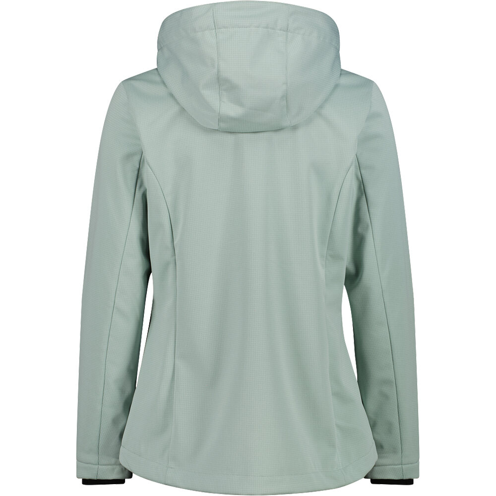 Cmp chaqueta softshell mujer WOMAN JACKET ZIP HOOD vista trasera
