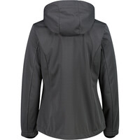 Cmp chaqueta softshell mujer WOMAN JACKET ZIP HOOD vista trasera
