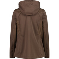 Cmp chaqueta softshell mujer WOMAN JACKET ZIP HOOD vista trasera