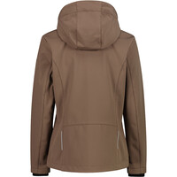 Cmp chaqueta softshell mujer WOMAN JACKET ZIP HOOD vista trasera