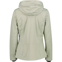 Cmp chaqueta softshell mujer WOMAN JACKET ZIP HOOD vista trasera