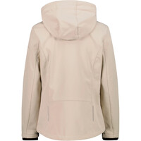 Cmp chaqueta softshell mujer WOMAN JACKET ZIP HOOD vista trasera
