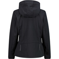 Cmp chaqueta softshell mujer WOMAN JACKET ZIP HOOD vista trasera
