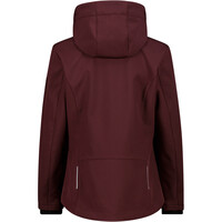 Cmp chaqueta softshell mujer WOMAN JACKET ZIP HOOD vista trasera