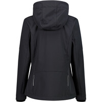 Cmp chaqueta softshell mujer WOMAN JACKET ZIP HOOD vista trasera