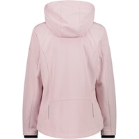 Cmp chaqueta softshell mujer WOMAN JACKET ZIP HOOD vista trasera