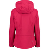 Cmp chaqueta softshell mujer WOMAN JACKET ZIP HOOD vista trasera
