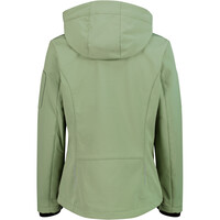 Cmp chaqueta softshell mujer WOMAN JACKET ZIP HOOD vista trasera