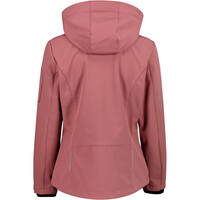 Cmp chaqueta softshell mujer WOMAN JACKET ZIP HOOD vista trasera