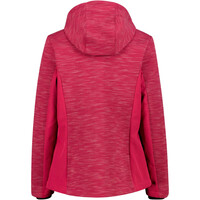 Cmp chaqueta softshell mujer WOMAN JACKET ZIP HOOD vista trasera