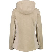 Cmp chaqueta softshell mujer WOMAN JACKET ZIP HOOD vista trasera