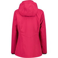 Cmp chaqueta softshell mujer WOMAN JACKET ZIP HOOD vista trasera