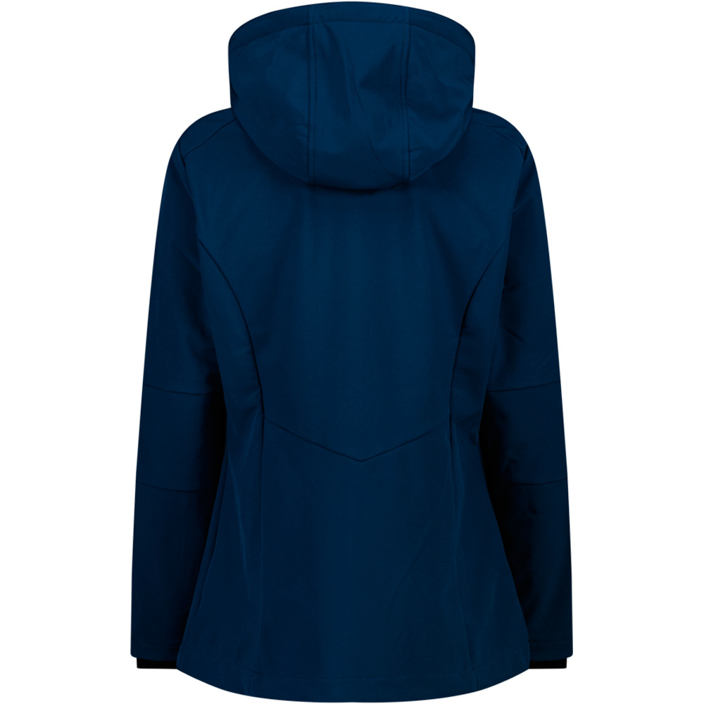 Cmp chaqueta softshell mujer WOMAN JACKET ZIP HOOD vista trasera