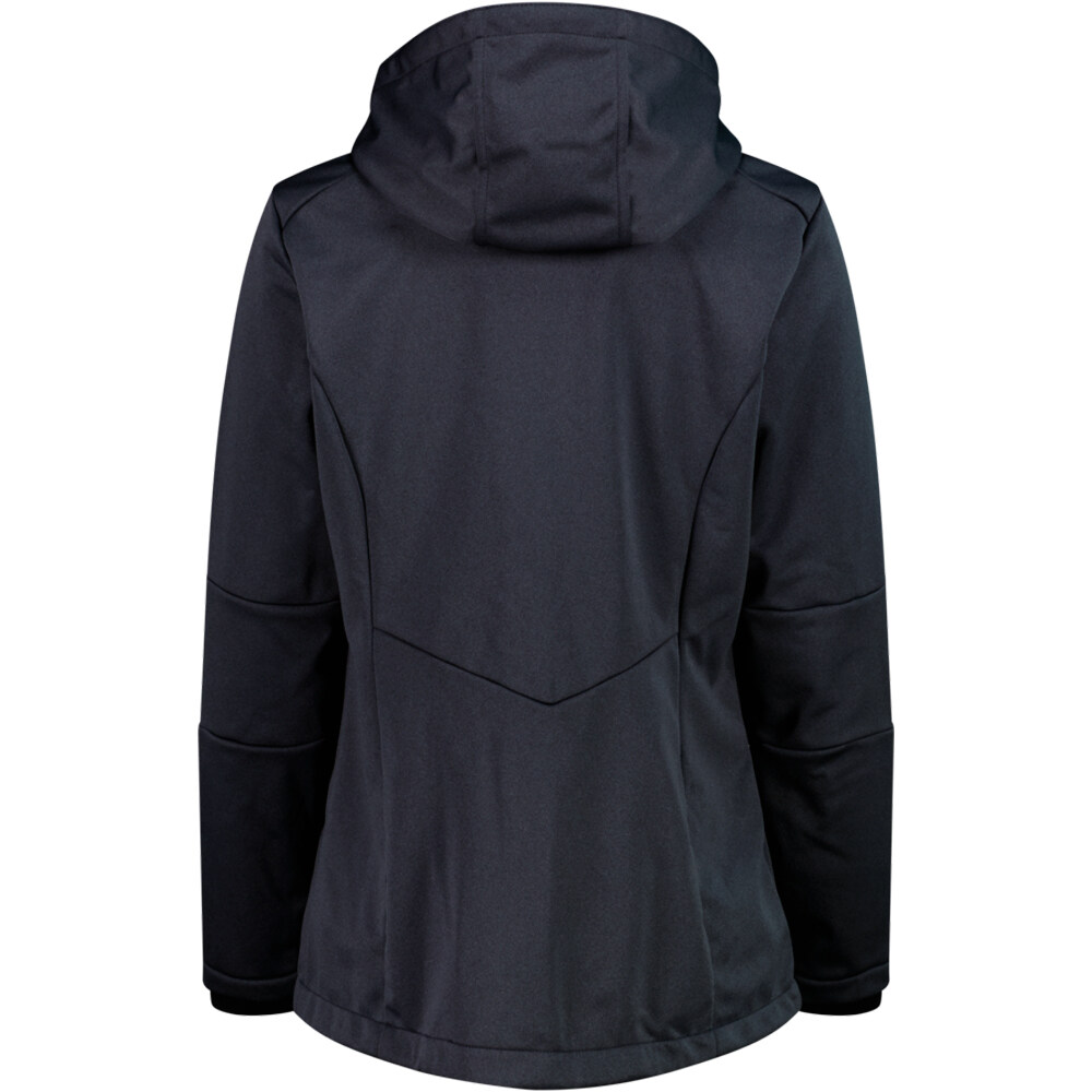 Cmp chaqueta softshell mujer WOMAN JACKET ZIP HOOD vista trasera