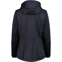 Cmp chaqueta softshell mujer WOMAN JACKET ZIP HOOD vista trasera