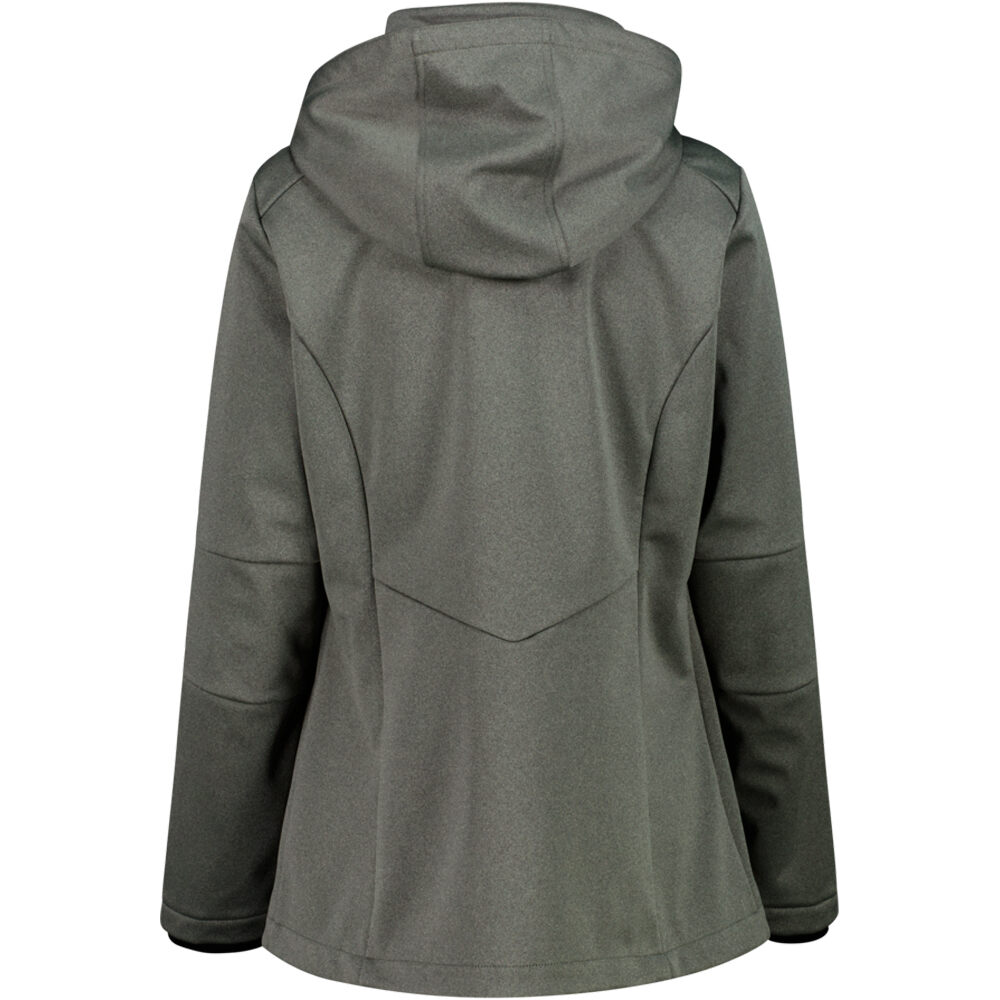 Cmp chaqueta softshell mujer WOMAN JACKET ZIP HOOD vista trasera