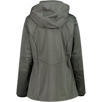 Cmp chaqueta softshell mujer WOMAN JACKET ZIP HOOD vista trasera