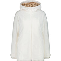 WOMAN LONG JACKET ZIP HOOD
