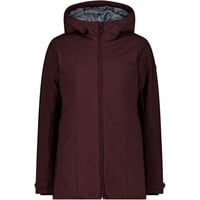 WOMAN LONG JACKET ZIP HOOD