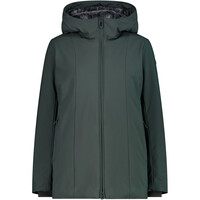 WOMAN LONG JACKET ZIP HOOD