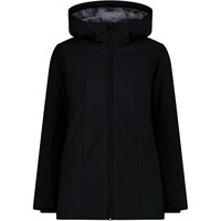 WOMAN LONG JACKET ZIP HOOD