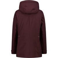 Cmp chaqueta softshell mujer WOMAN LONG JACKET ZIP HOOD vista trasera