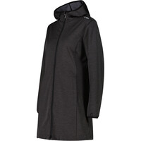 Cmp chaqueta softshell mujer WOMAN PARKA FIX HOOD vista detalle