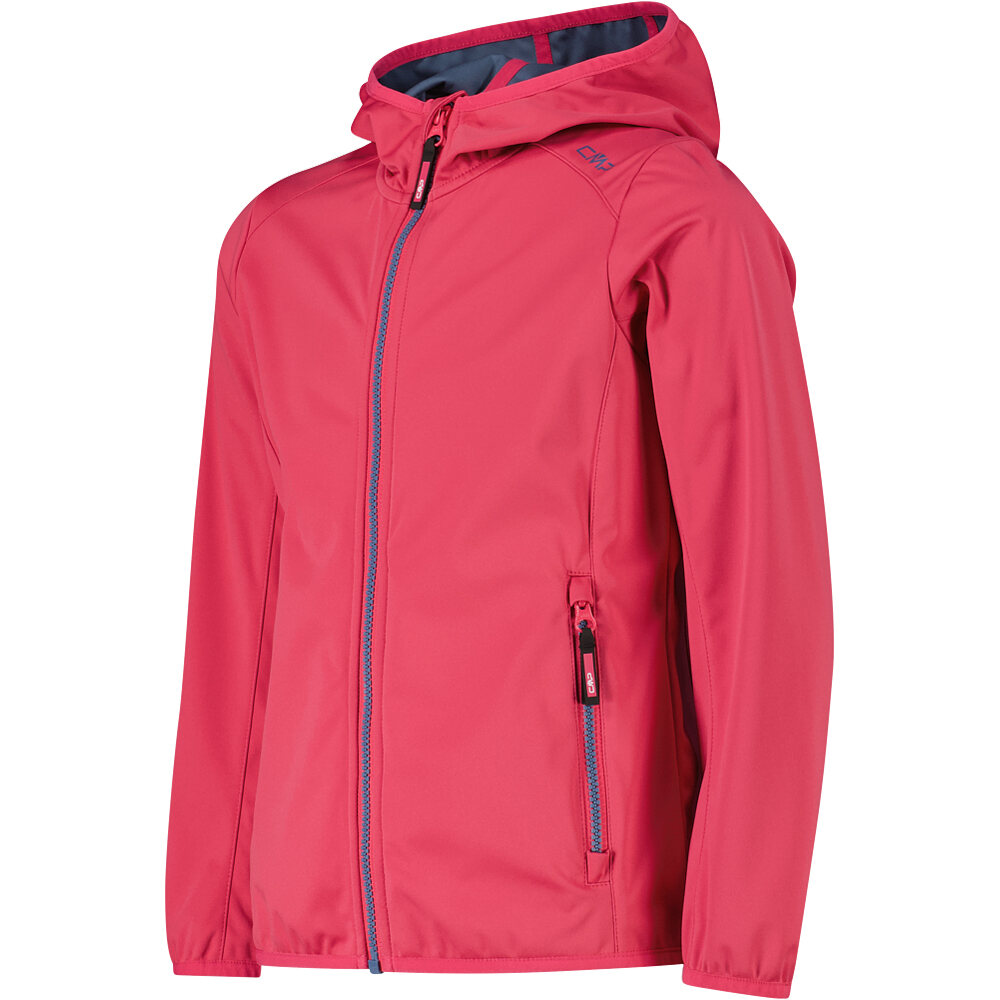 Cmp chaqueta softshell niño KID G JACKET FIX HOOD vista detalle