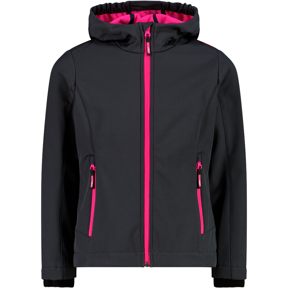 Cmp chaqueta softshell niño KID G JACKET FIX HOOD vista frontal