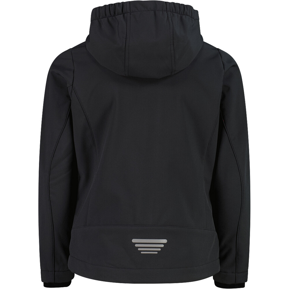 Cmp chaqueta softshell niño KID G JACKET FIX HOOD vista trasera