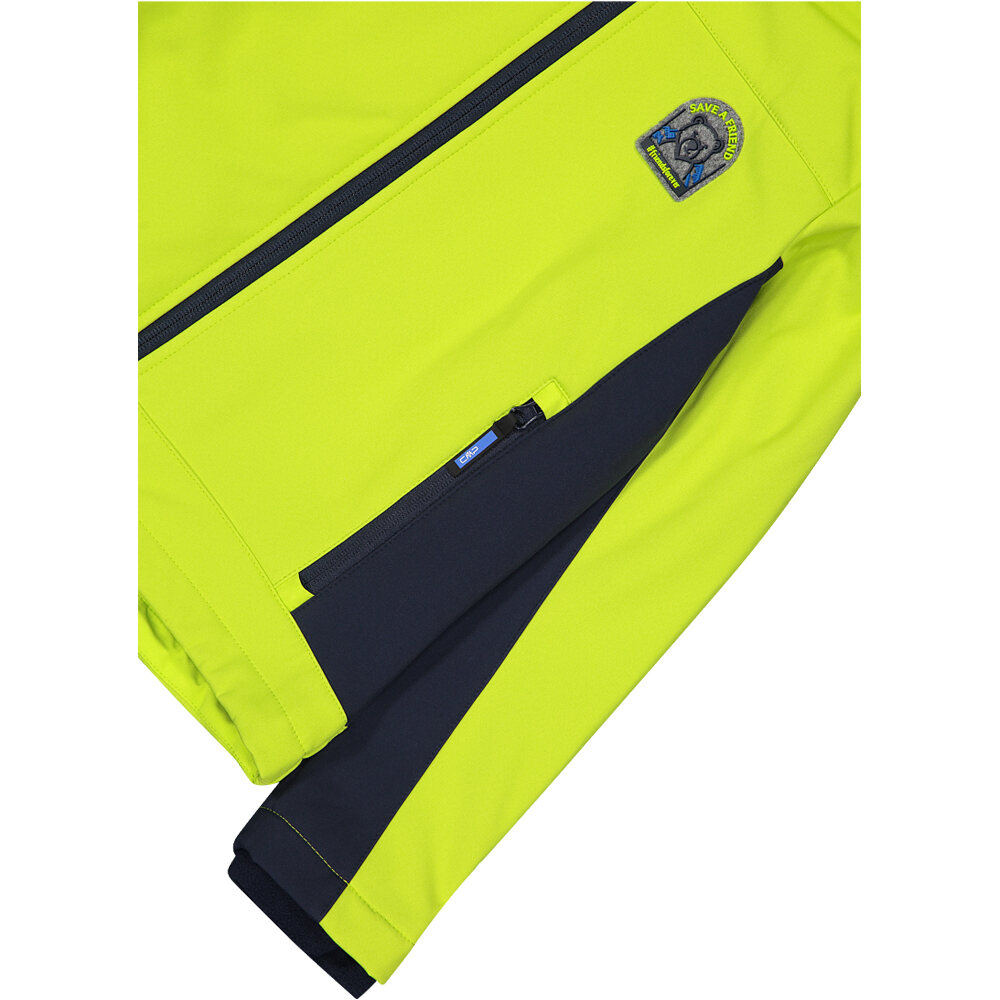 Cmp chaqueta softshell niño KID JACKET FIX HOOD 04