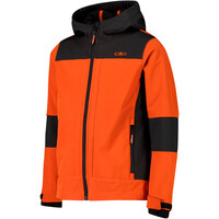 Cmp chaqueta softshell niño KID JACKET FIX HOOD vista detalle