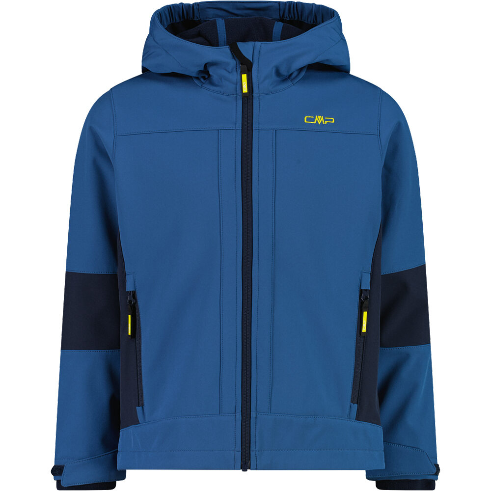 Cmp chaqueta softshell niño KID JACKET FIX HOOD vista frontal