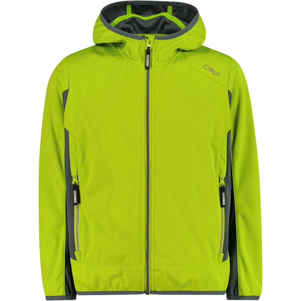 Cmp chaqueta softshell niño KID JACKET FIX HOOD vista frontal