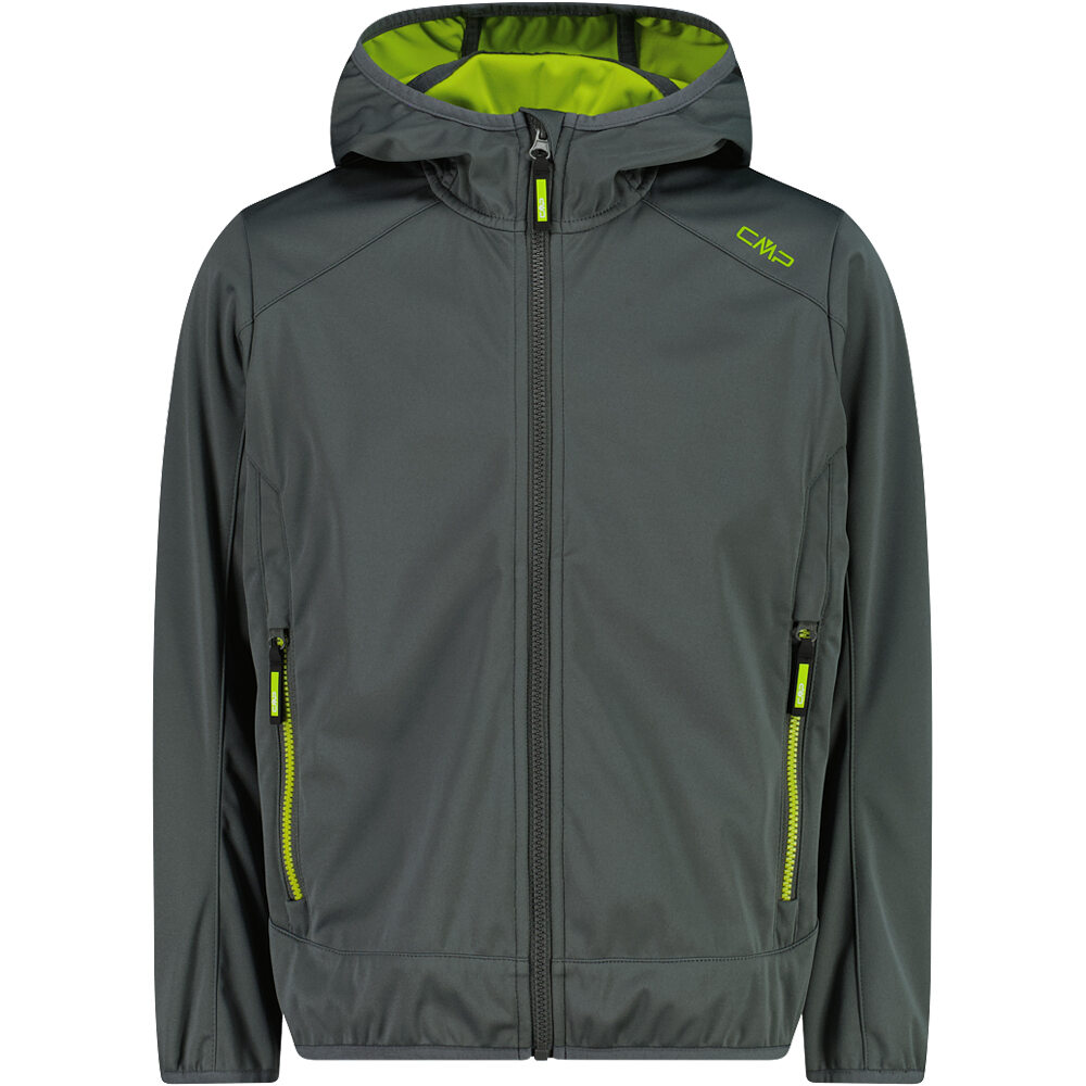 Cmp chaqueta softshell niño KID JACKET FIX HOOD vista frontal
