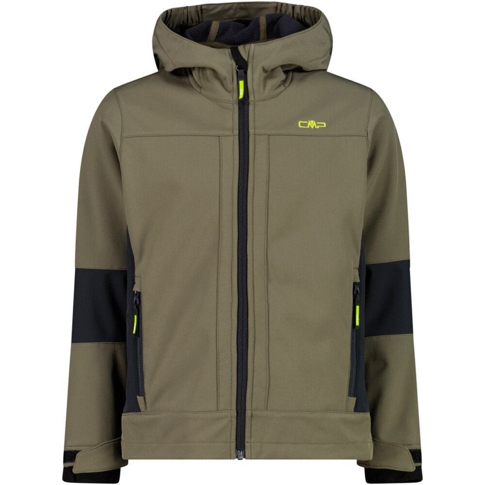 Cmp chaqueta softshell niño KID JACKET FIX HOOD vista frontal