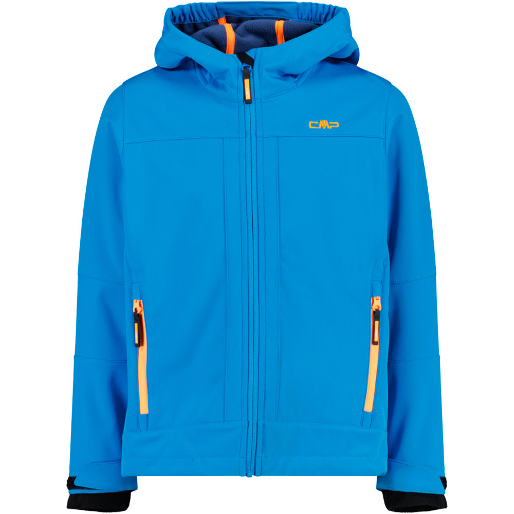 Cmp chaqueta softshell niño KID JACKET FIX HOOD vista frontal