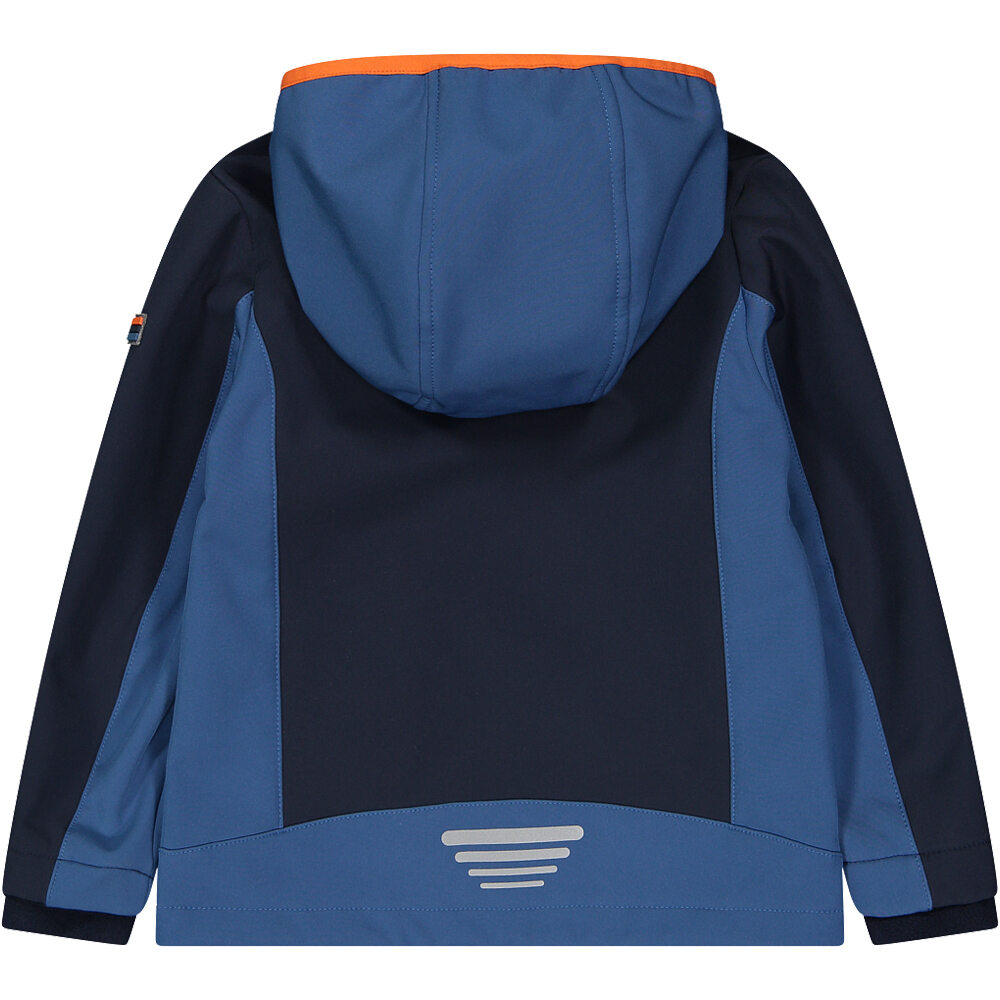 Cmp chaqueta softshell niño KID JACKET FIX HOOD vista trasera